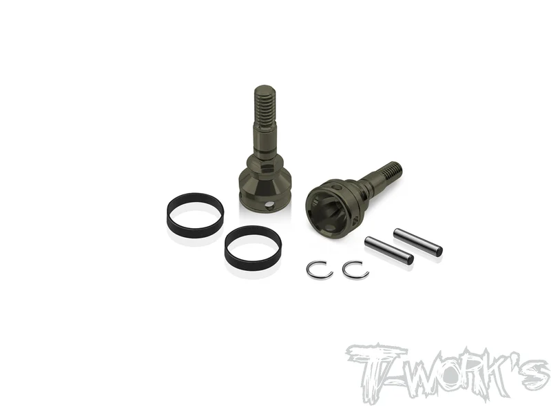 TE-154-X423 7075-T6 Hard Coated Alum. Drive Axle ( For Xray X4'23 ) 2pcs.