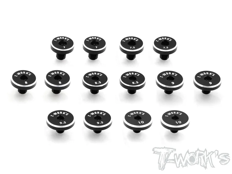 TE-162 7075-T6 Aluminum steering limiter screw For Yokomo BD7'15/16/BD8