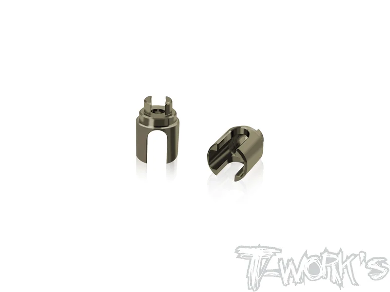 TE-163-X4'26 7075-T6 Hard Coated Alum. Front Spool Cups ( For Xray X4'23/X4F'24 )For BB Drive Shaft