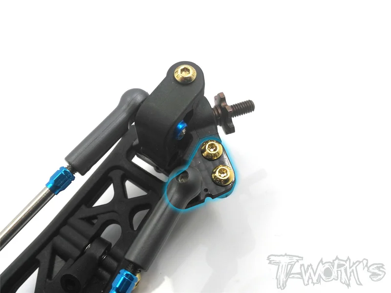 TE-166 Graphite Steering Block Arm Set ( For Team Associated RC10 B6/B6D/B6.1/T6.1 )