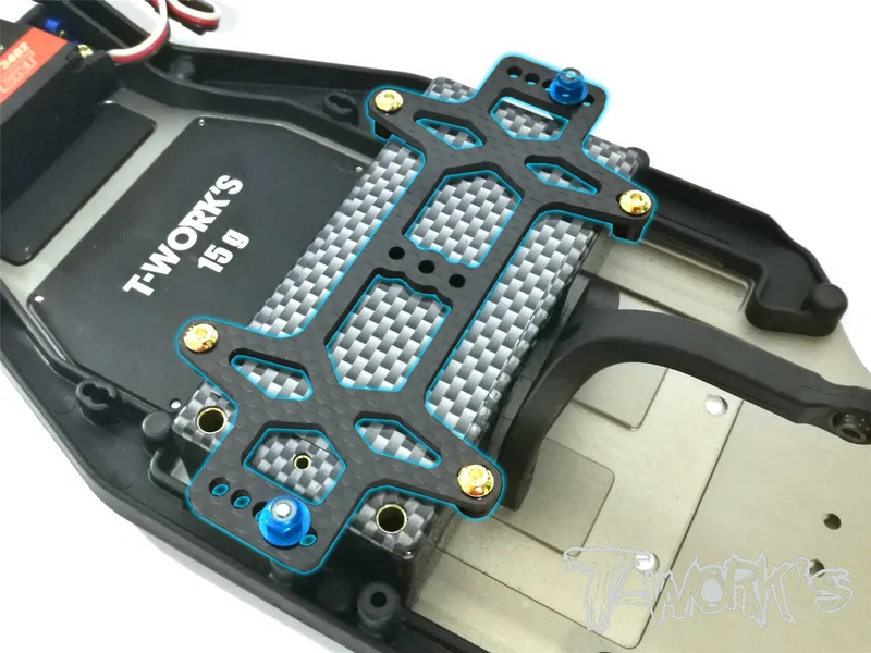 TE-168 Graphite Battery Strap ( For Team Associated RC10 B6/ B6D/B6.1/T6.1/B6.4 )