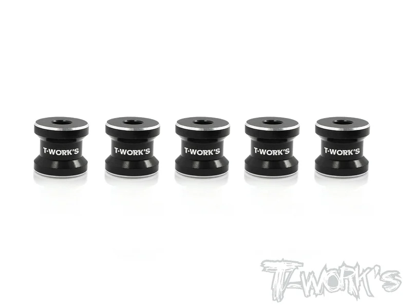 TE-172 Alum. Rear Stiffener bushing ( For Serpent SDX4 ) 5pcs.