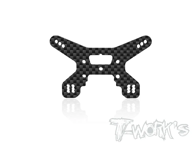 TE-183-B74.2-V2 Graphite Rear Shock Tower +1.5mm Camber Hole ( For Team Associated RC10 B74.2/B74.1 )