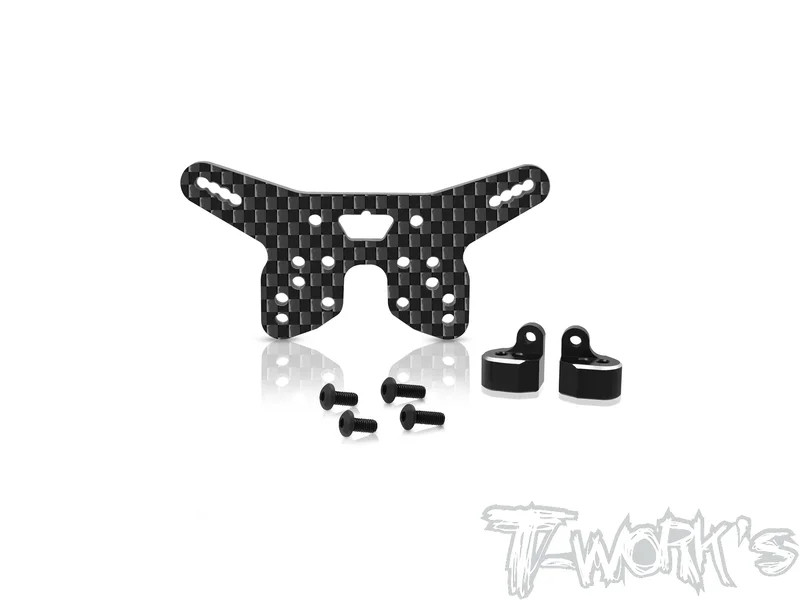 TE-183-B84-VGraphite Rear Vertical Ballstub Mount Shock Tower ( For Team Associated RC10 B84/B84D )