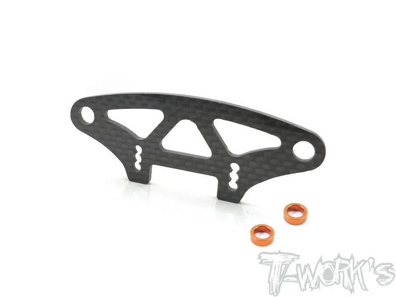 TE-203-T419 Graphite Upper Holder For Bumper ( For Xray T4'19/T4'20)