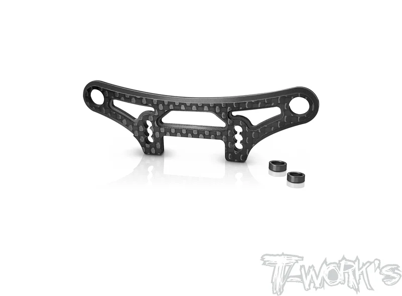 TE-203-X4 Graphite Upper Holder For Bumper ( For Xray T4'19/ X4 / X4'20/ X4'23 )