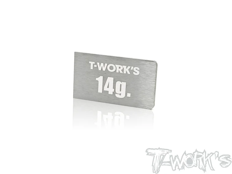 TE-207-B Adhesive Type 14g Tungsten Balance Weight ( For Xray T4'18/19/20 & Yokomo BD9/10 )