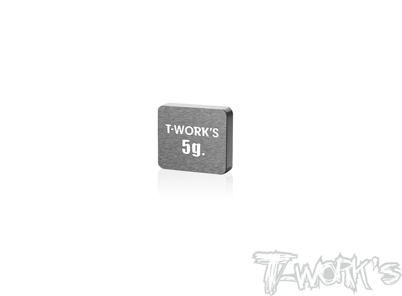 TE-207-F Adhesive Type 5g Tungsten Balance Weight 11x9.9x2.5mm