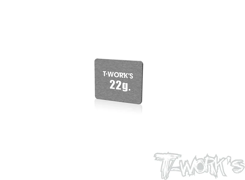 TE-207-I Adhesive Type 22g Tungsten Balance Weight 26x31x1.4mm