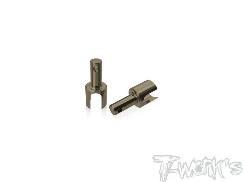 TE-213-MS1.0 7075-T6 Hard Coated Alum. Gear Diff. BB Driveshaft Adapters ( For Yokomo MS 1.0 & AXON TC10/3 )