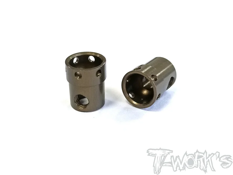 TE-221-B747075-T6 Hard Coated Alum. CVA Center Drive Coupler( Team Associated RC10 B74/B74.1) 2pcs.