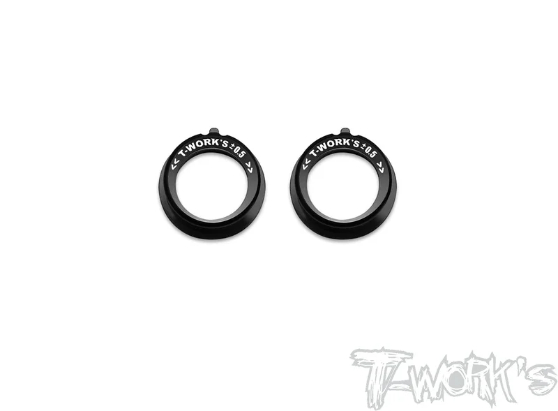 TE-222-X4-0.5Alum. Adjustment Bearing Hub Reduce 0.5mm ( For Xray X4/T4'20/19/18/17 / X4F'24 ) 2pcs.