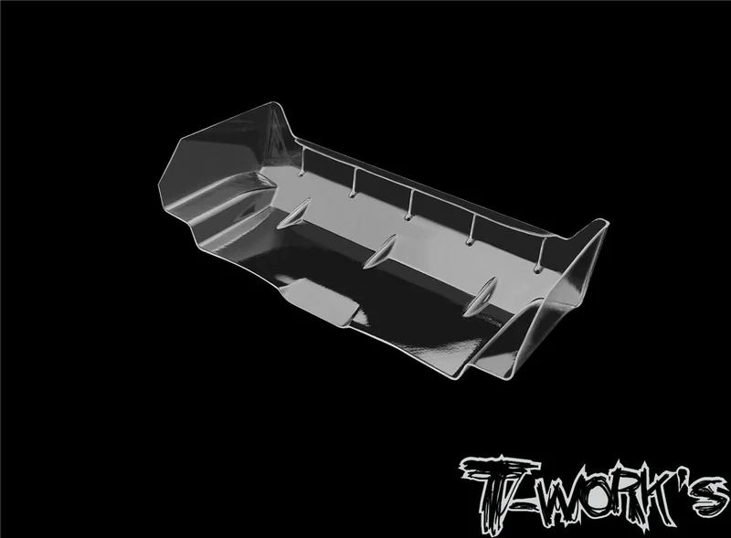 TE-228-A T-Work's 6.5" Astro-Carpet High-Clearance Flat Rear Wing (1:10 Buggy)