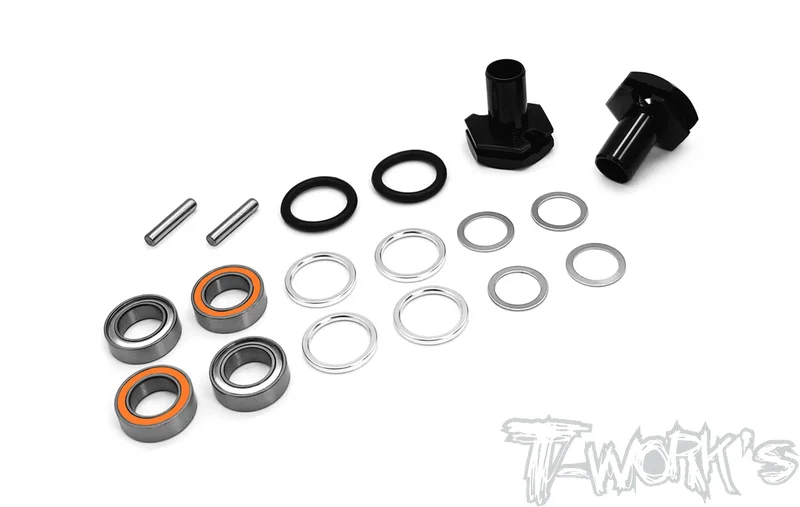TE-231-MTC2 6mm Bearing Wheel Hub Axle ( Mugen MTC-2) 2pcs.