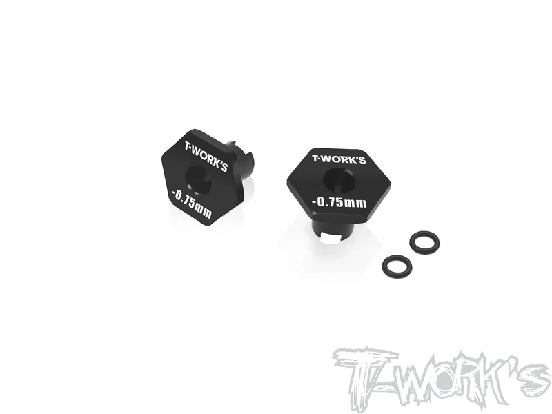 TE-231-SCH-C 6mm Bearing Wheel Hub Axle -0.75mm ( Schumacher Mi9/FT9 ) 2pcs.
