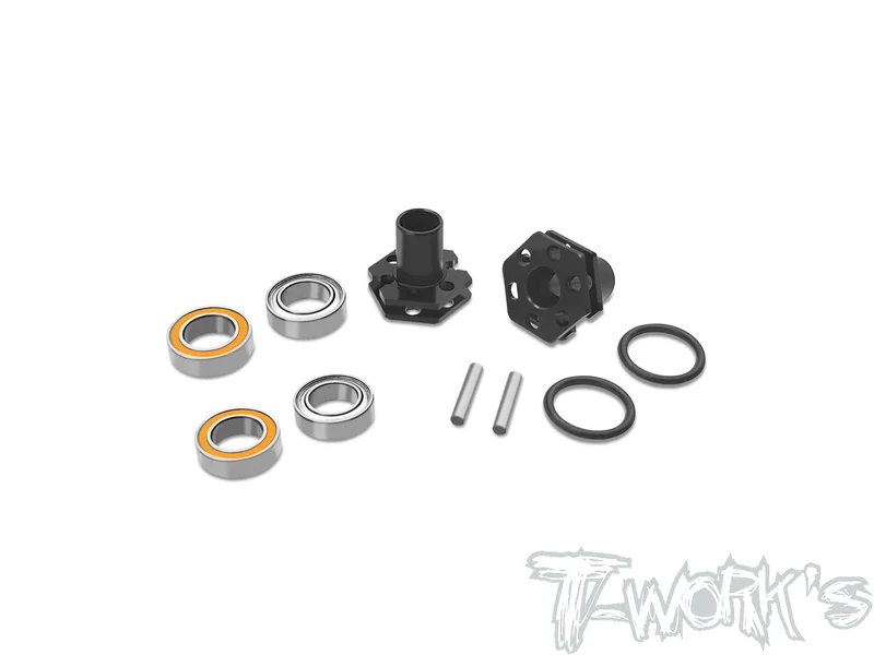 TE-231-TC8 6mm Bearing Wheel Hub Axle ( Team Associated TC8 ) 2pcs.