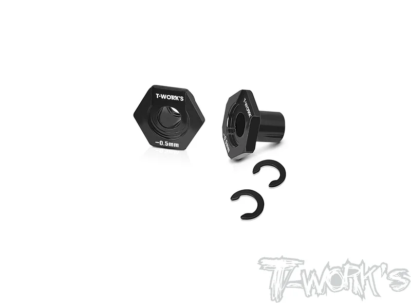 TE-231-X4-B 6mm Bearing Wheel Hub Axle -0.5mm ( Xray X4 ) 2pcs.