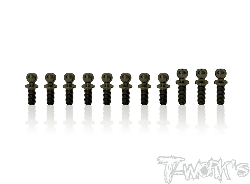 TE-236-X10'227075-T6 Hard Coated Alum Ball End set ( For Xray X10'22 )