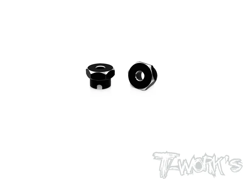TE-2417075-T6 Alum. 12mm Hex Wheel Adapter For AE RC10 1/4 " Axle ( For Kyosho Optima Rims Compatible )