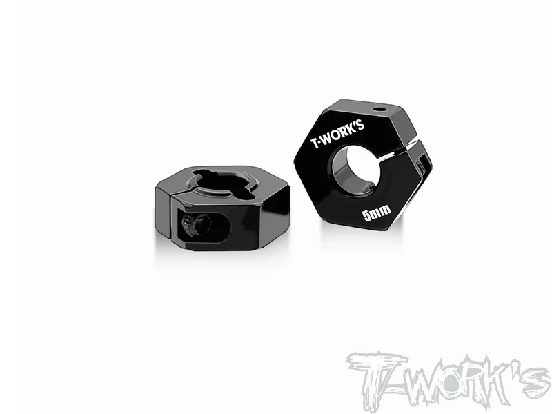 TE-244-F-57075-T6 Alum Clip Wheel Adapter 5mm For Team Associated RC10 B7.1C/B74.2/B74.1/B74/ B6.4/B6.3/B6.2/B6.1/B7/B7D/T72pcs.