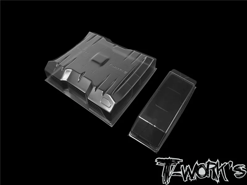 TE-265-11/10 Lexan Flat Rear Wing With Center Divider 7" Wide 2pcs.