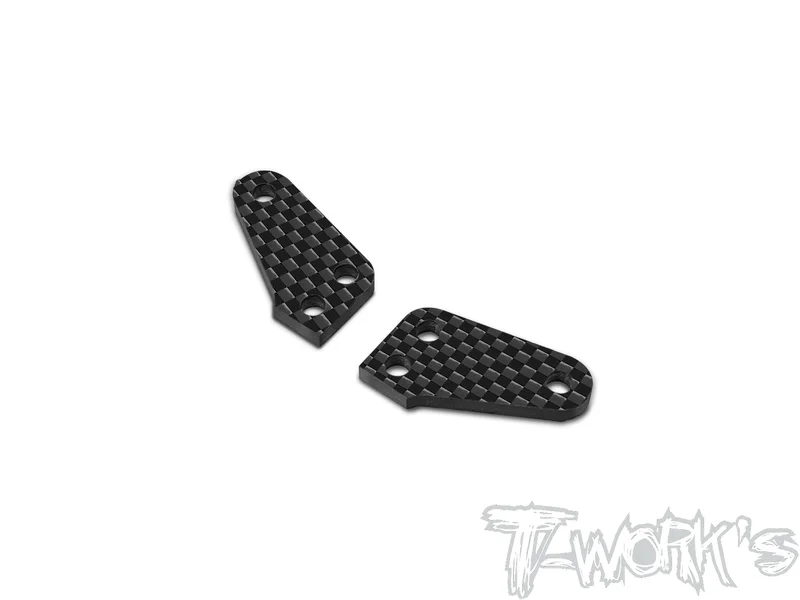 TE-266     Graphite Steering Block Arms 0/+1/+2 ( For Team Associated RC10 4WD ) Graphite Steering Block Arms 0