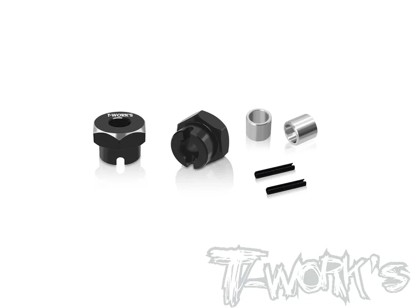 TE-266-HAlum. Rear 12mm Hex Adapter ( For Team Associated RC10 4WD )