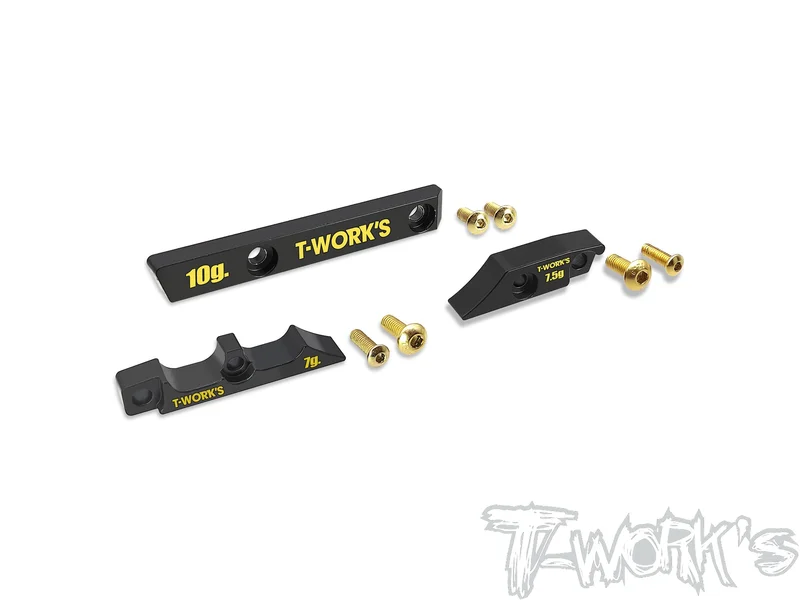 TE-A800R-A Brass Motor Mount Weights Set 7 + 7.5 + 10g ( For Awesomatix A800R )