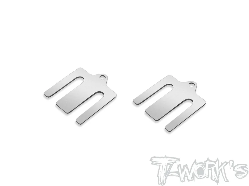 TE-B7-A-0.5  Stainless Steel 0.5mm Bulkhead Shim ( For Team Associated RC10 B7.1C/B7.1D/B7 /T7)  2pcs.
