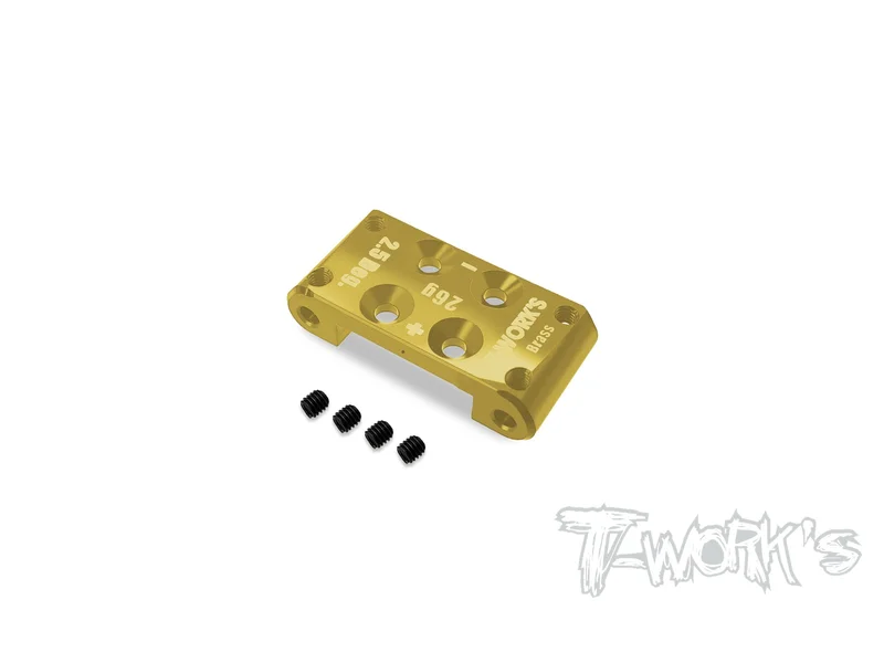 TE-B7-E-B Brass Bulkhead 26g. +/- 2.5 Degress )   For Team Associated RC10 B7.1C/B7.1D/B7/B6.4 /T7