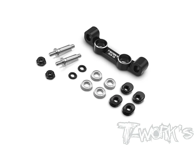TE-B7-P7075-T6 Alum. Adjustable Steering Rack With Post ( ForTeam Associated RC10 B7.1C/B7.1D/B7/T7 )