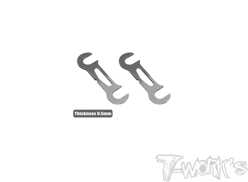 TE-X4-B-0.50.5mm Rear Roll Center Spacer ( For Xray X4 / X4'23  ) 2pcs.