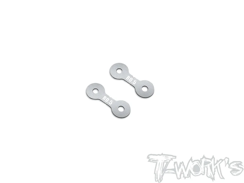 TE-X4-B-V2 0.5mm/1mm Rear Roll Center Spacer Without Notch ( For Xray X4 /X4'23/X4F'24/X4'25 ) 2pcs.