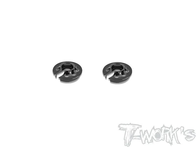 TE-X4-L-1 Alum. Low Mounted Shock Spring Retainer -1mm ( For Xray X4'23 ) 2pcs. ** Only Rear Use **
