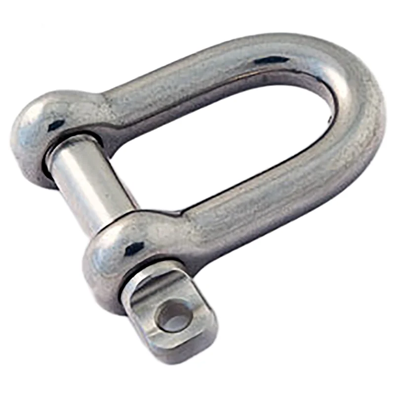 Tested Stainless Steel D Shackle - Standard Pin