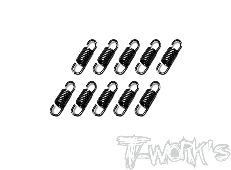 TG-042BK  In-line Pipe Spring Black ( 16mm ) 10pcs.