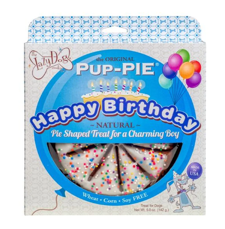 The Lazy Dog Cookie The Original Pup-PIE Happy Birthday for a Charming Boy