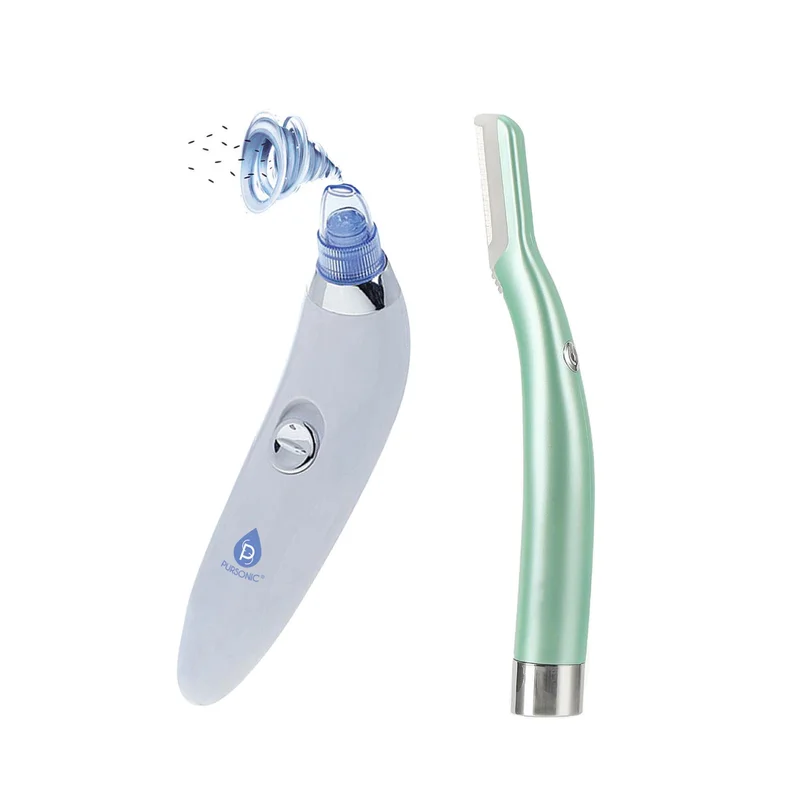 The Ultimate Glow Duo: Precision Dermaplaning & Sonic Pore Vacuum System