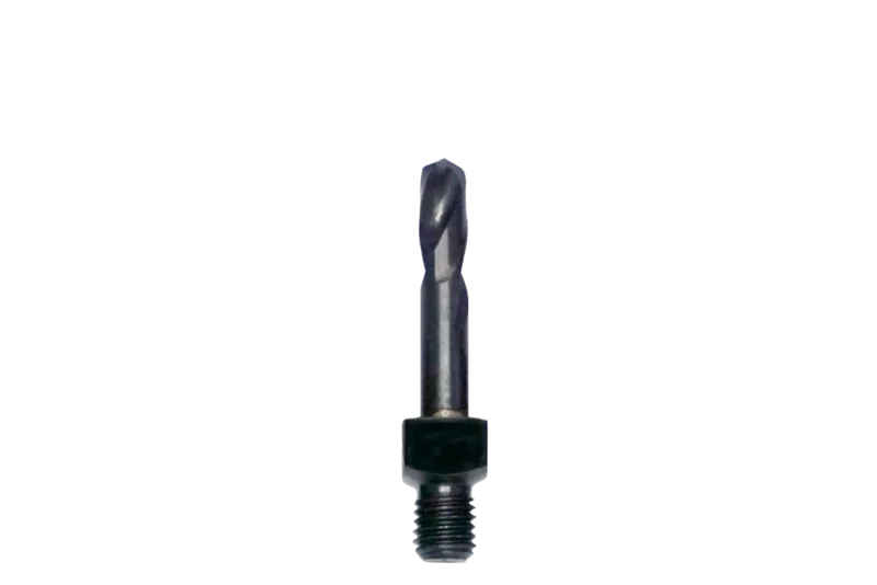 Threaded Cobalt Drill Bit Short - 3/16IN DX.75IN L cutting length  1/4 x 28 TPI (THD)