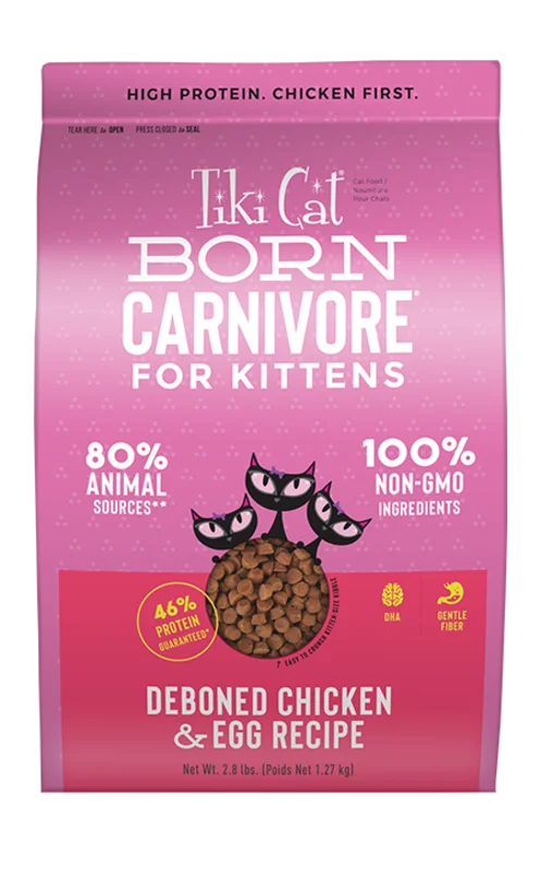 Tiki Cat Born Carnivore for Kittens Deboned Chicken & Egg