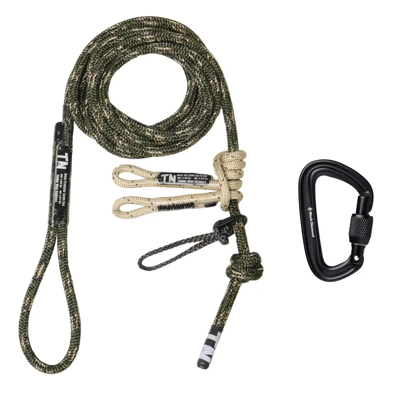 TIMBER NINJA 8MM PREDATOR SEWN TREE TETHERS & LINEMAN'S ROPES PREDATOR CAMO