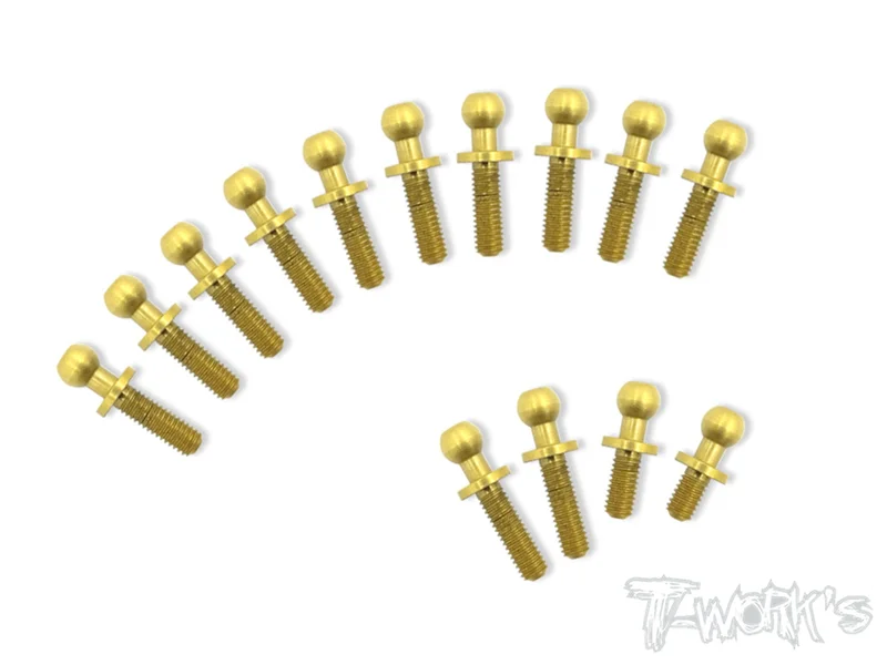 TN-001-YZ4 Titanium Nitride Coated Steel Ball End set ( For Yokomo YZ-4 )