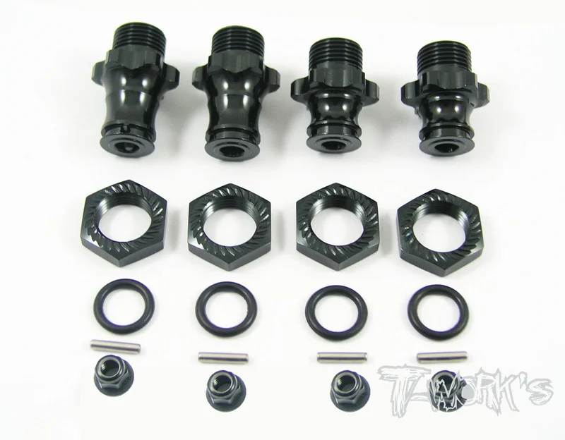 TO-053 Wheel Adapters 17mm Complete kit ( For Slash 2WD  )