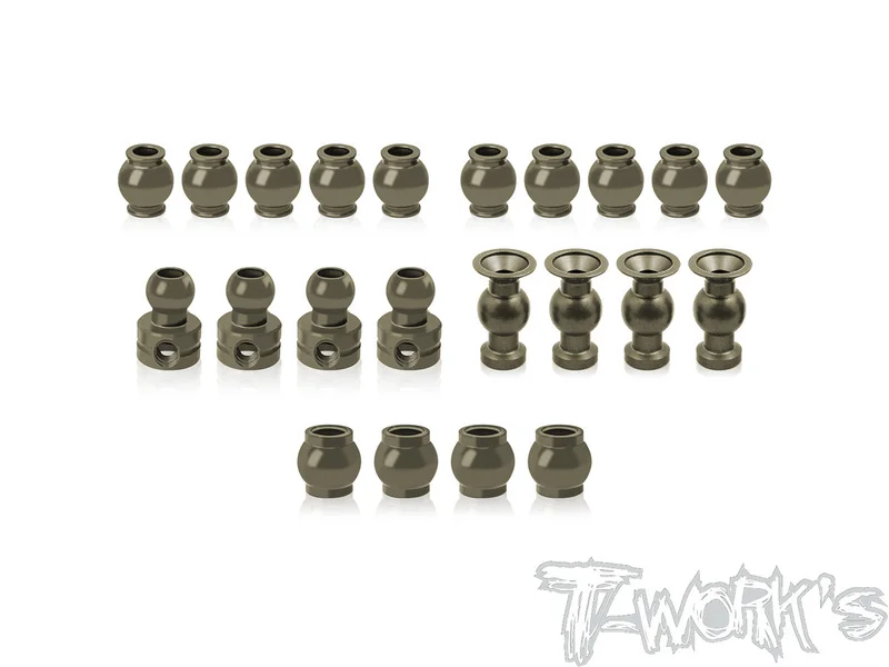 TO-102 7075 Hard Coated Alum. Ball Set ( For Sworkz S350 BK1/BE1/EVO/EVO2 ) 22pcs