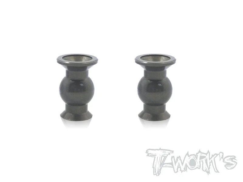 TO-104-E 7075-T6 Hard Coated Alum.7mm Steering Pivot Ball With Backstop ( For Hong Nor & OFNA X3/X3E Sabre,IGT8) 2pcs.