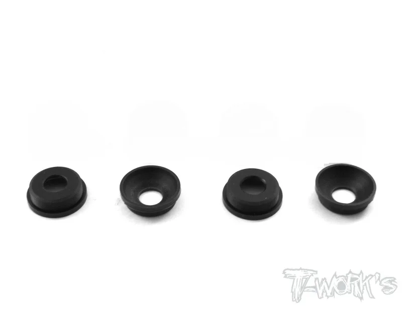 TO-131 POM Front Upright Adjust Nut Spacers 4pcs. ( For Mugen MBX-6/MBX-7/Sworkz/MBX8/Mugen MBX8 ECO/Mugen MBX8R )