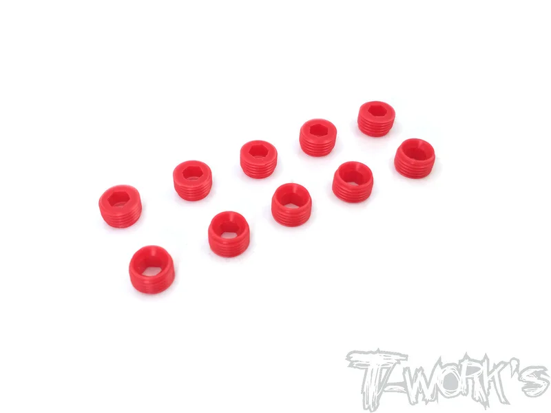 TO-134-S POM Front Upright Adjust Nut Spacers 10pcs.( For Serpent )
