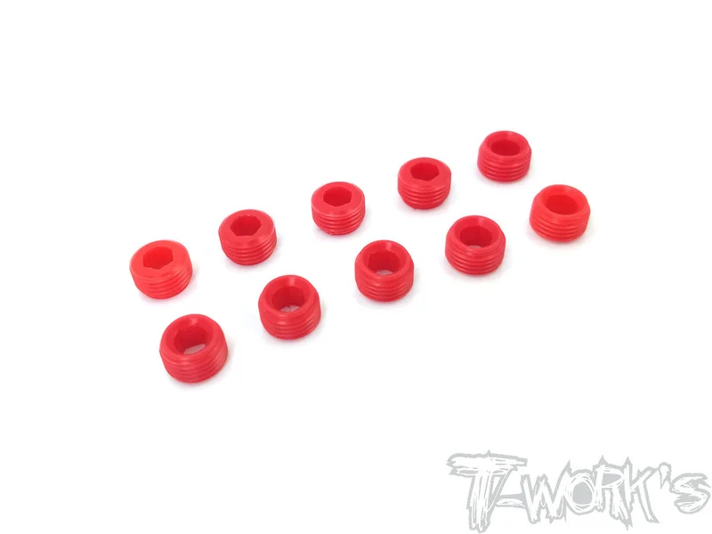 TO-134-X POM Front Upright Adjust Nut Spacers 10pcs.( For Xray RX8/NT1)