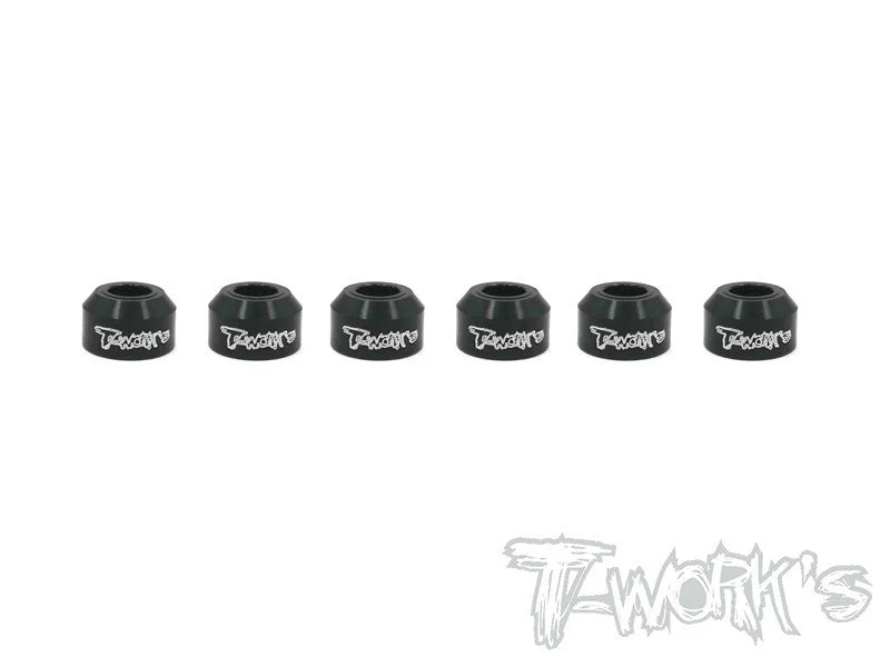 TO-162 Alum. Drive Shaft Safety Collar 6pcs. ( For Xray XB4 ) Orange