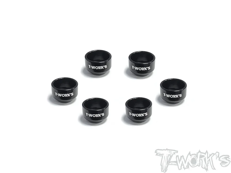 TO-162-TLR Alum. Drive Shaft Safety Collar 6pcs./2pcs. ( For Team Losi 22X-4/ 22 ) 6PCS.